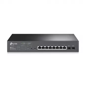 TP-Link JetStream switch Gigabit Smart PoE 10 porte con 8 porte PoE+