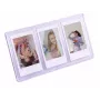 LOVEINSTANT Portafoto triplo verticale per stampe Instax Mini e Zink 2x3 pollici – lilla