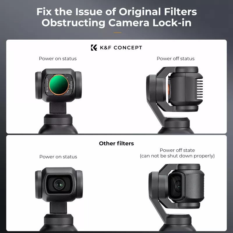 KF Filtro ND variabile ND32-ND512 Nano-X per DJI Osmo Pocket 3