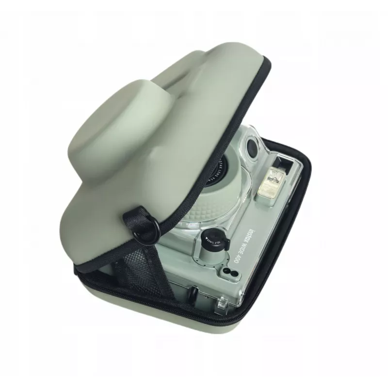 Valigia rigida LOVEINSTANT per Fujifilm Instax Wide 400 - verde