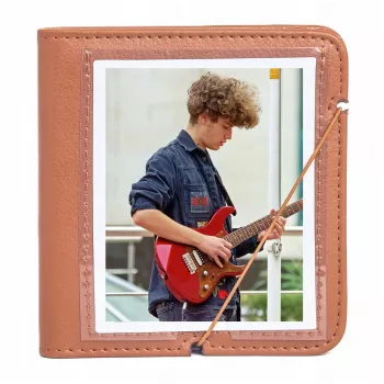 Album fotografico LOVEINSTANT per 28 foto istantanee, in pelle PU marrone, compatibile con Fujifilm Instax Wide/Square, Polaroid 600/SX-70/i-Type