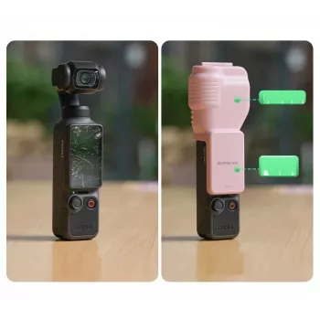 SUNNYLIFE custodia protettiva per DJI Osmo Pocket 4 - rosa