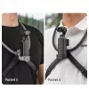SUNNYLIFE supporto flessibile per collo per DJI Osmo Pocket 3/4, action cam POV, nero