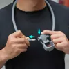 SUNNYLIFE supporto flessibile per collo per DJI Osmo Pocket 3/4, action cam POV, nero