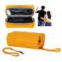 Sunnylife B018-Y Custodia organizer per DJI Osmo Pocket 3 / Insta360 X5 / Go 3S, giallo