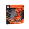 LEAN TOYS Avvitatore a batteria fai da te arancione punte viti