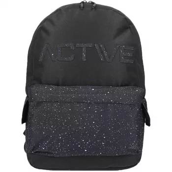 4F Zaino M175 nero 20L zaino per laptop per scuola, pendolarismo e viaggi
