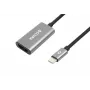 Accura Cavo adattatore USB-C a HDMI 4K 60Hz M/F 0,23m