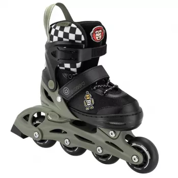 SPOKEY POPPY Pattini in linea per bambini 31-34 verde/nero