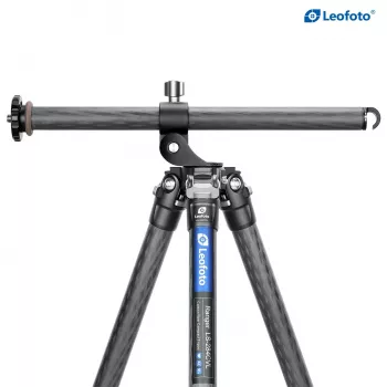 Leofoto Ranger Explorer LS-284CVL Treppiede in fibra di carbonio con base livellante