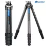 Leofoto LS-284CEX Treppiede Ranger in fibra di carbonio con base livellante integrata