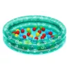 Bestway 51141 piscina da giardino gonfiabile con 50 palline, trasparente con pois, 91 cm