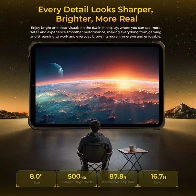 OUKITEL RT11 5G tablet rugged 8GB/128GB nero 10000mAh