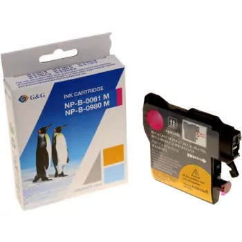 G&G cartuccia d'inchiostro magenta compatibile per Brother LC-980M / LC-1100M / LC-1100HM (XXL, 750 pagine)