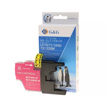 G&G cartuccia d'inchiostro compatibile Brother LC-1240M magenta