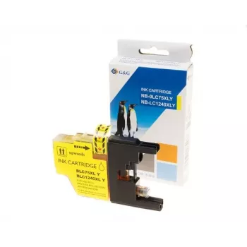 G&G Ninestar cartuccia d'inchiostro compatibile per Brother LC-1240Y giallo