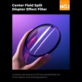 KF Concept 82mm Nano-B Center Field Split Diopter filtro +0.5