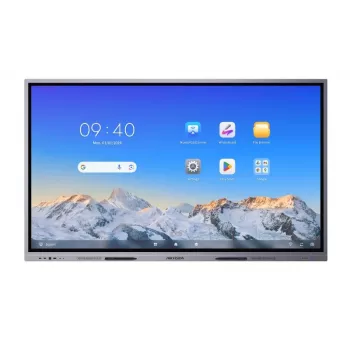 Hikvision DS-D5C86RB/A display touch interattivo 86 pollici 4K UHD con Android 11, fotocamera 8MP, array di 8 microfoni, altoparlanti 2×15W