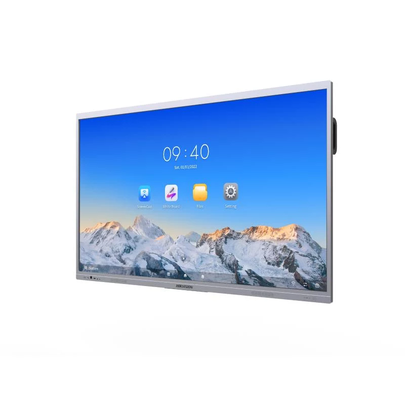 Hikvision DS-D5C86RB/A display touch interattivo 86 pollici 4K UHD con Android 11, fotocamera 8MP, array di 8 microfoni, altoparlanti 2×15W