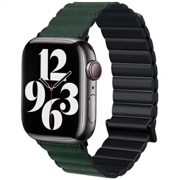 Cinturino Beline Magnetic Pro per Apple Watch 42/44/45/49mm nero/verde