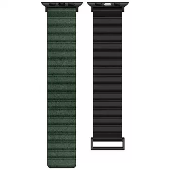 Cinturino Beline Magnetic Pro per Apple Watch 42/44/45/49mm nero/verde