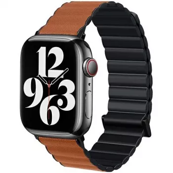 Cinturino Beline Magnetic Pro per Apple Watch 42/44/45/49mm nero/marrone