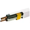 IVENSIS IPDT60 Canalina portacavi da incasso bianca 60x40 mm 2 m PVC