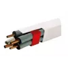 IVENSIS IPDT80 Canalina portacavi in PVC bianca 80x60mm 2m