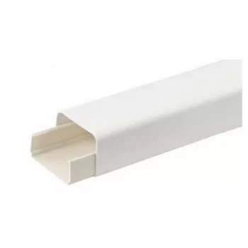 IVENSIS IPDT80 Canalina portacavi in PVC bianca 80x60mm 2m