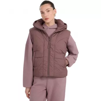 4F Donna Gilet imbottito marrone scuro F299 taglia M
