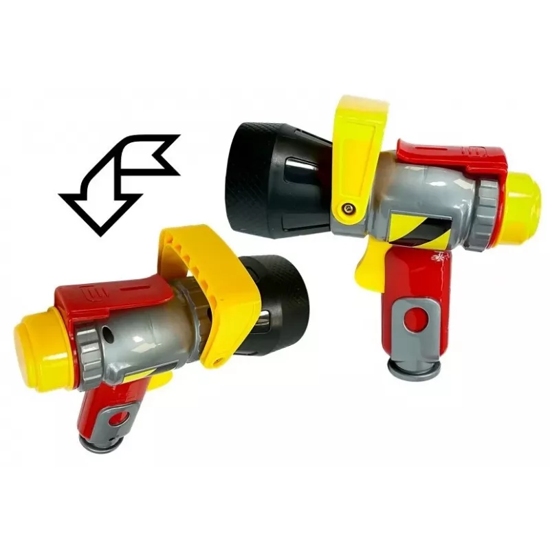 LEAN TOYS Set pompiere casco estintore ascia maschera piede di porco