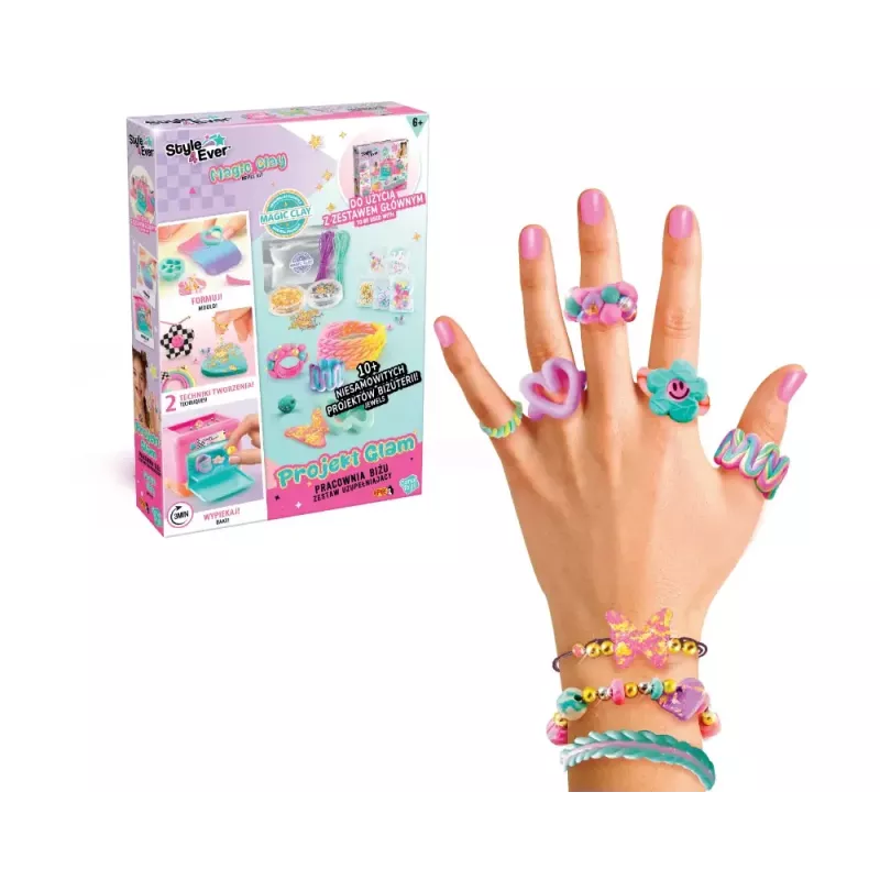 EPEE Progetto Glam laboratorio di gioielli set di espansione – oltre 100 perline, ciondoli e accessori per bracciali e collane personalizzati, dai 6 anni