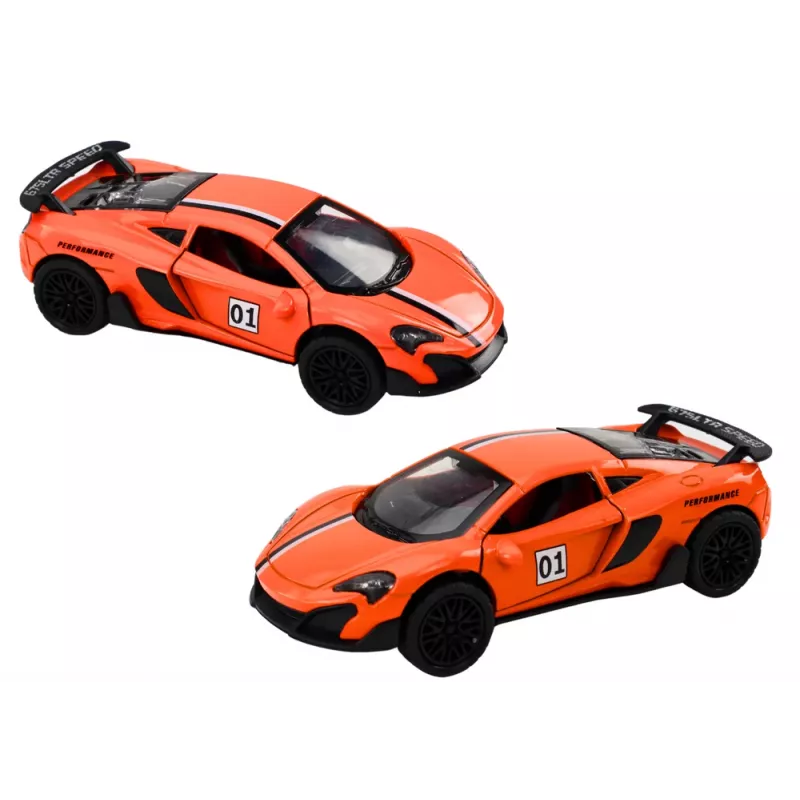 LEAN TOYS Auto sportiva 1:32 frizione arancione