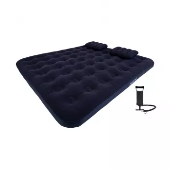 AVENLI XXL Set materassino gonfiabile 203x183x22 cm queensize con pompa a pedale e kit di riparazione