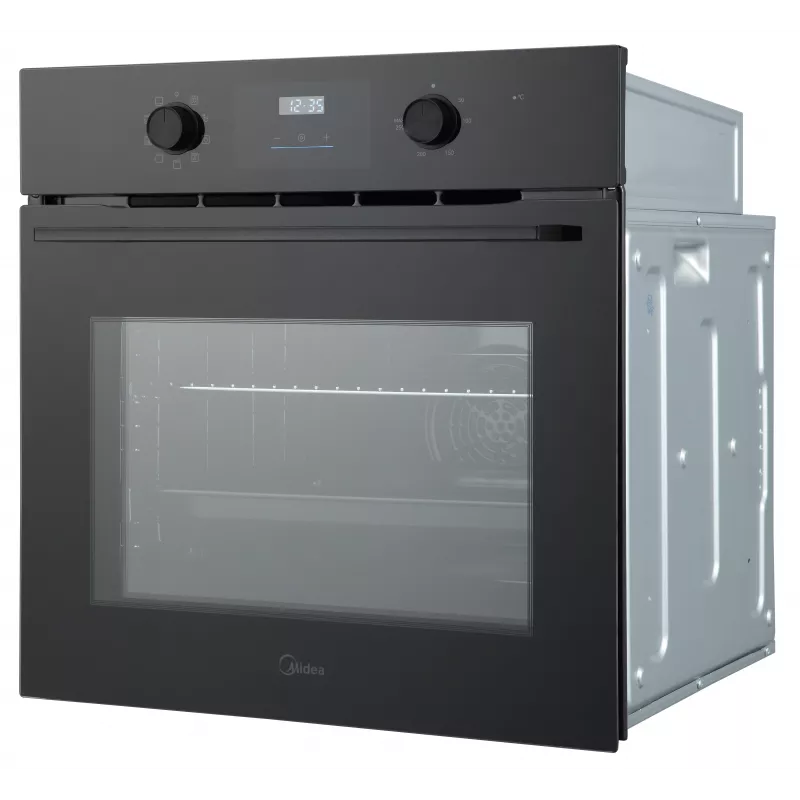 Midea MBO65M80D2-BK forno elettrico da incasso, 70 l, 3 kW, A, nero
