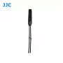 JJC cinghia a tracolla in neoprene per fotocamera, regolabile, nero