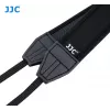 JJC cinghia a tracolla in neoprene per fotocamera, regolabile, nero