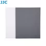 JJC GC Series set 2-in-1 di carte di calibrazione fotografica – cartoncino grigio 18% e carta per bilanciamento del bianco, 20 x 25 cm, plastica resistente, con cinturino