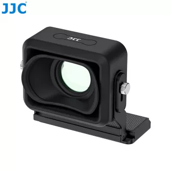 JJC LVF-BF lente d'ingrandimento LCD 3x per Sigma fp / fp L con piastra a sgancio rapido Arca-Swiss e compatibilità Peak Design Capture Clip V3 (nero)