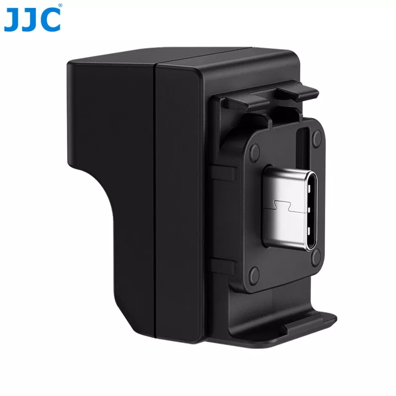 JJC adattatore audio per Insta360 Ace Pro 2 a microfono da 3,5 mm + caricabatterie / AD-ACEP2