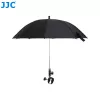 JJC ombrello per fotocamera con supporto Super-Clamp, apertura ganasce 63 mm, filettatura 1/4
