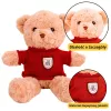 LEAN TOYS peluche mascotte teddy bear maglione rosso beige 40 cm