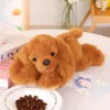 LEAN TOYS peluche cane cocker spaniel con zampe appesantite marrone 30 cm