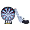 LEAN TOYS set pistole revolver laser con gioco di tiro al bersaglio, luci e suoni