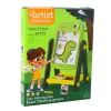 LEAN TOYS lavagna magnetica bianca double-face dinosauri verde con accessori