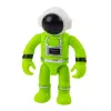 LEAN TOYS astronave UFO con figura astronauta, luci e suoni, verde