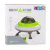 LEAN TOYS astronave UFO con figura astronauta, luci e suoni, verde