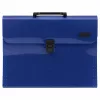 LEAN organizer a fisarmonica per documenti, 13 scomparti, blu, A4