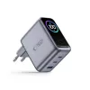TECH-PROTECT PowerVision NC100W GaN caricabatterie da parete 100W 3 porte USB-C PD e USB-A QC3.0 - grigio scuro