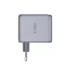 TECH-PROTECT PowerVision NC100W GaN caricabatterie da parete 100W 3 porte USB-C PD e USB-A QC3.0 - grigio scuro